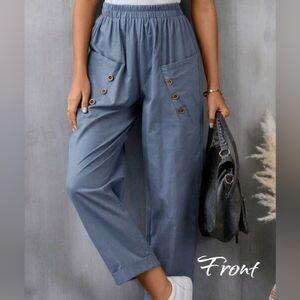Stylish Blue Women's Pants